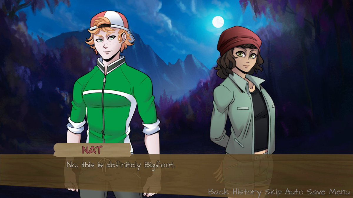 bearly_playing's tweet photo. Are you looking for some spooky but not scary vibes for this October? Check out Camp Palut, a sapphic mystery visual novel. Perfect for a cozy Halloween.

https://t.co/QBpYwVId83

#screenshotsaturday #indiegamedev #vndev https://t.co/2aMN48aEVd