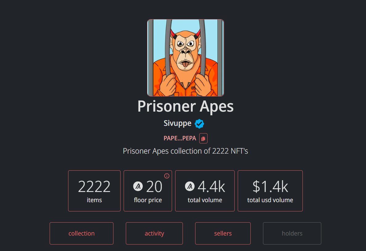 After last night's fast shuffle, we passed 4.0k #ALGO  in total volume! Thank you all #algofam and the PAPE fam. We are proud to be part of this family!

#freeape #AnimalRights