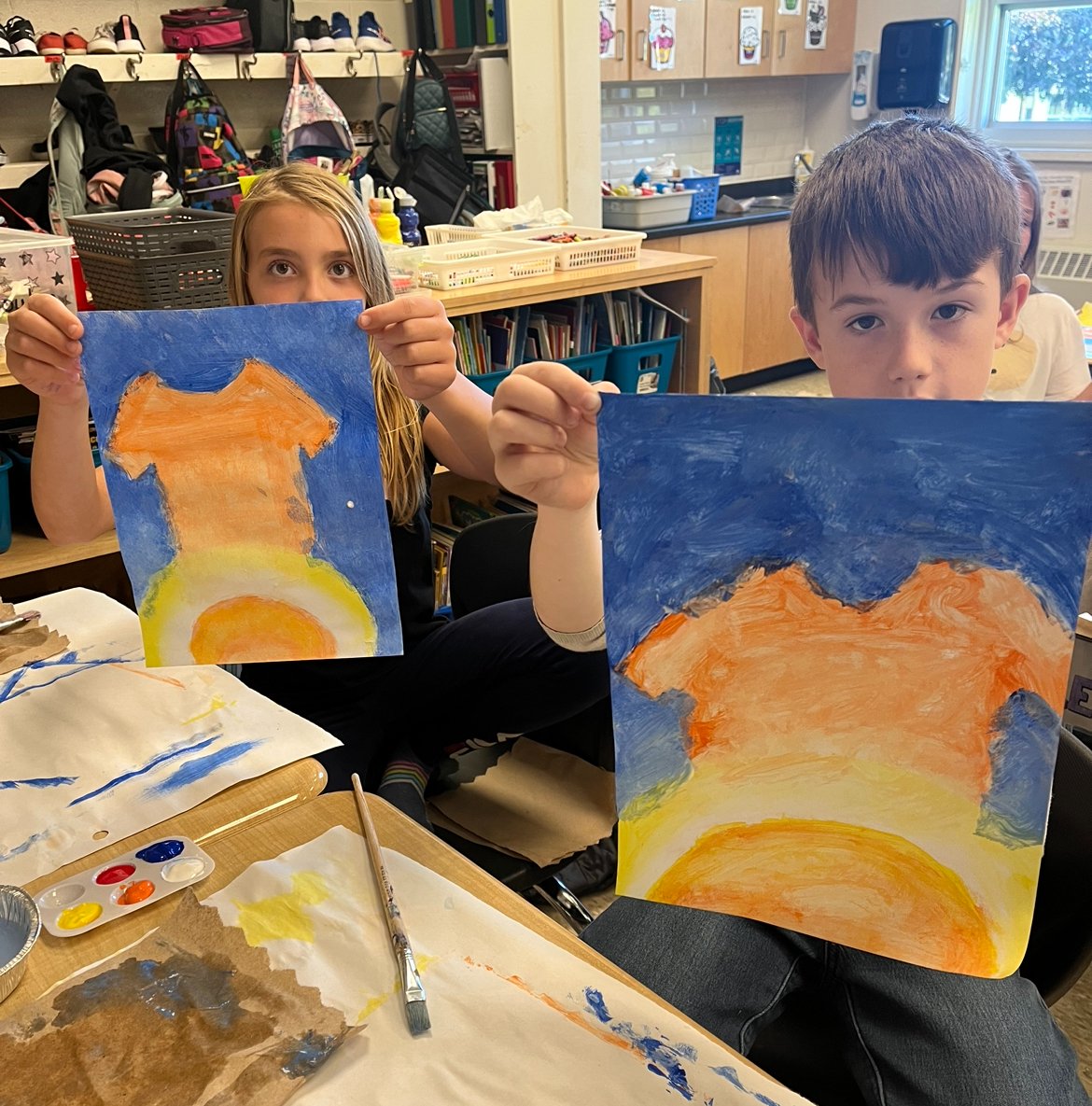 BaysidePublic's tweet photo. Tomorrow we honor Orange Shirt Day to remember, recognize and reflect on the injustices that have been committed against Fist Nations Peoples in Canada. Students have been talking and sharing their understanding of our shared responsibilities. https://t.co/bqelGahHR5