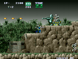 Dr_Westlake's tweet photo. GUNFORCE
Arcade - 1991 - Irem
Un soldado en una isla debe derrotar a hordas de soldados enemigos y proteger a la Tierra de los invasores #Arcade #Gunforce #Irem #retrogaming #gaming #retrogames #retrogamer #gamers #pixelart #retro #gamedev #indiegames #videogames https://t.co/xLdBeByfwN