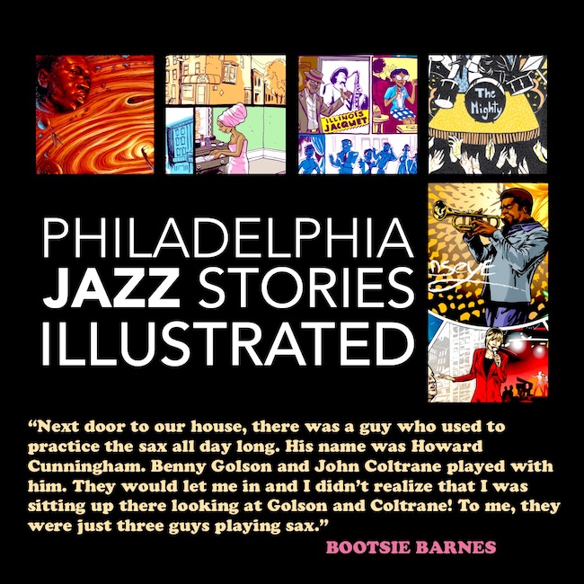 Legendary saxman #BootsieBarnes shares tale about meeting #Coltrane & #Golson in book, Philadelphia Jazz Stories Illustrated: Volume One More About Book Here: bit.ly/3nMaxOW Buy Book Here: bit.ly/3d3sROX #PhillyJazz #JazzArt #JazzStories #JazzandArt