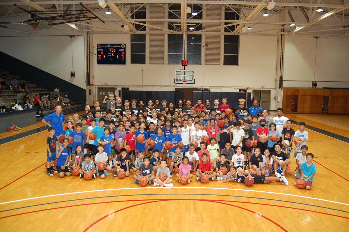MauiInv's tweet photo. The first youth Hoops Clinic of the season kicked off Tuesday night at Chaminade University!🏀

Hoops Clinics is presented by @AskHMSA. https://t.co/1BTTnLcTfX