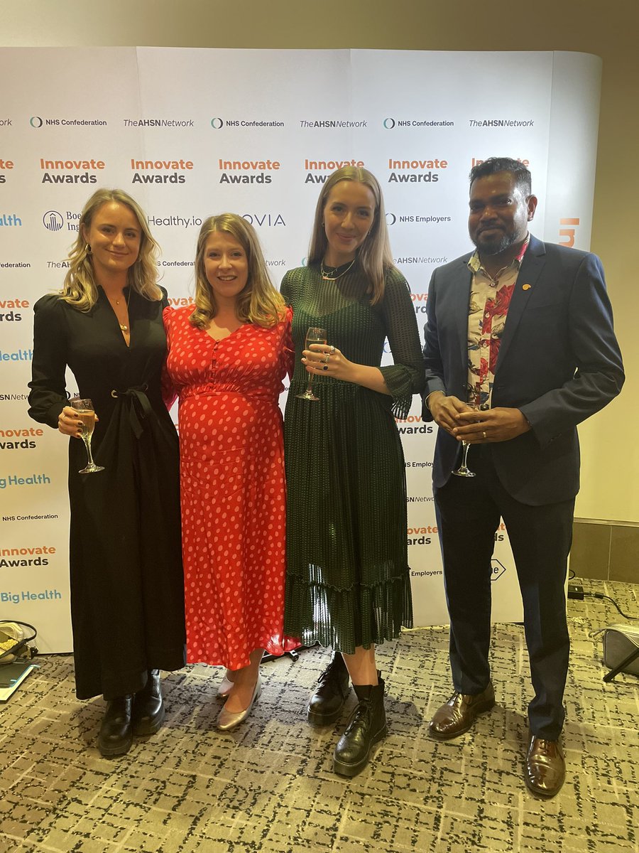 Uma_TraineeCP's tweet photo. Eeeek! What an honour to be a finalist for the Best Workforce Innovation Award. We will forever advocate for the wellbeing needs of our workforce - even if no one notices! Tonight though, we pause and reflect on what we have achieved so far. Fingers crossed! #SLaMStaffSupport ❤️ https://t.co/lVquTe9X69