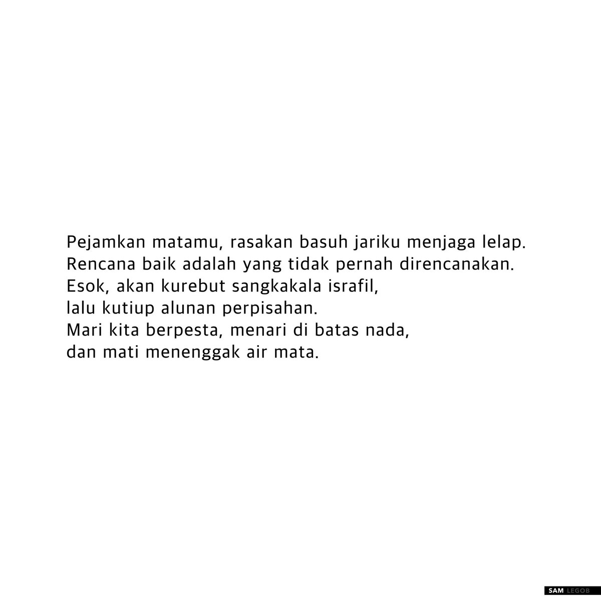 Syahriansam's tweet photo. Rencana baik adalah yang tidak pernah direncanakan… https://t.co/E57pF6Mm4P