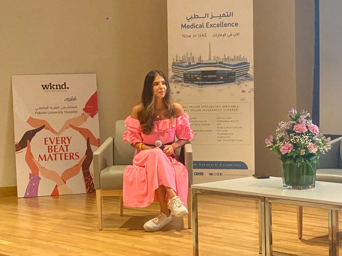 What a jot to speak on a panel at @FUHCare in honour of world heart day. Your heart is the only organ you can hear and feel. Give it some loving. Get it checked regularly. 

You’re loved 🤍