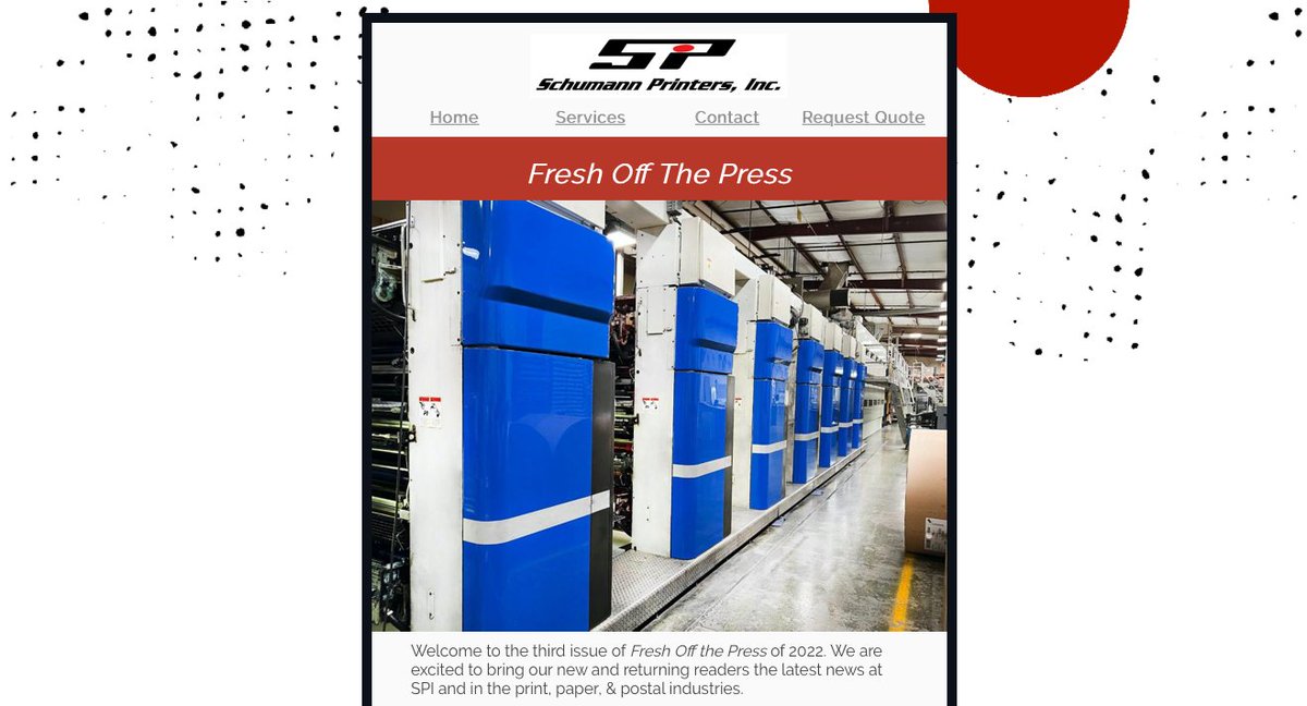 SchumannPrint's tweet photo. Check out the latest "Fresh Off The Press" newsletter! https://t.co/XHGXy069Y1 https://t.co/UHDNBpHxOb