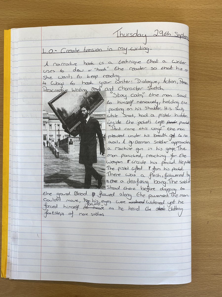 Excellent work by two young men in Year 11, who used narrative hooks to build tension in their writing. ✍️ <a href="/PhoenixPark_/">Phoenix Park Academy</a> #ThisIsAP #WeMakeADifference #PPAValues #Responsibility