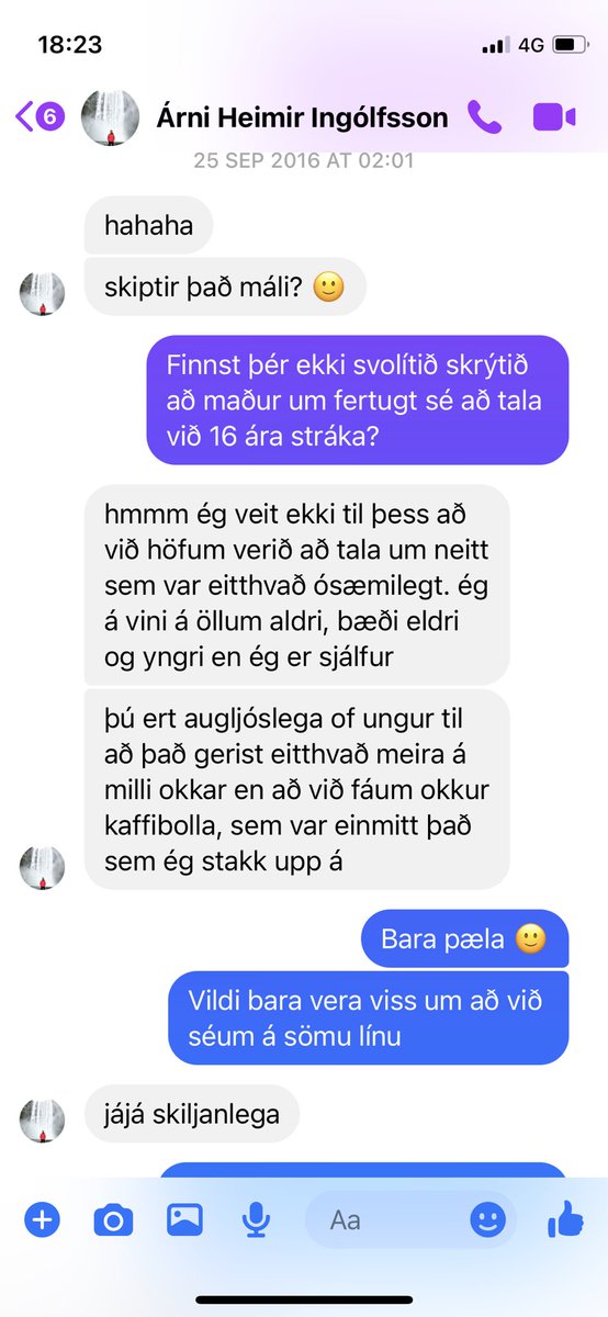 Árni Heimir setti sig í samband við mig þegar ég var nýorðinn 16 ára og reyndi að hitta mig. Gæti auðvitað verið algjör tilviljun en ég sé tengingu. dv.is/frettir/2022/0…