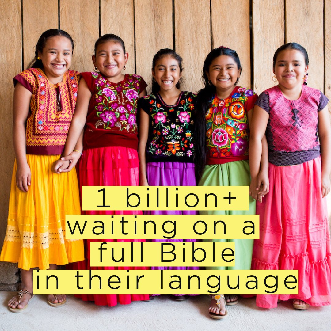 Bible Translation Day is 9/30! All people can know Jesus in our lifetime but not without God's Word. Take a moment to give thanks for your access, and then SHARE so the rest of the world can have the same hope through Scripture in their language! seedcompany.com/BTday?utm_camp…