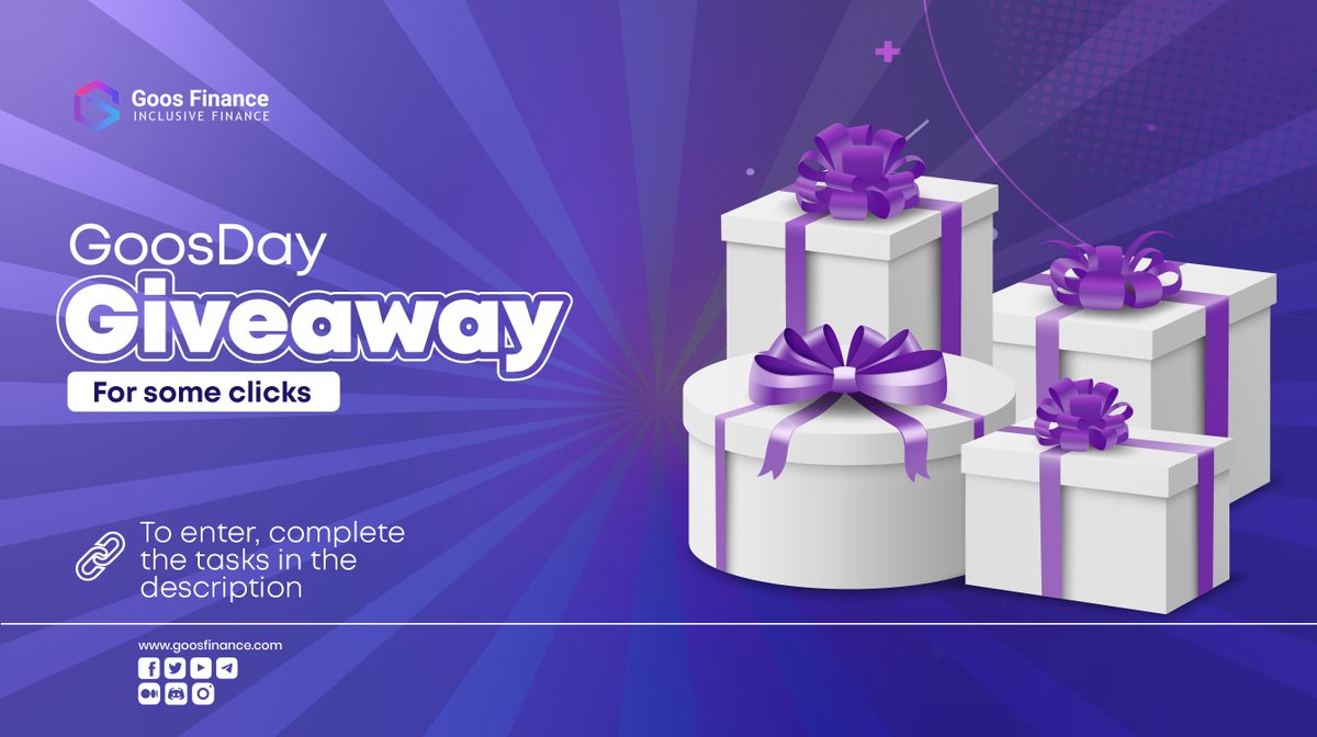 🔥GoosDay #Giveaway day
🎁Goos T-Shirt to 1 lucky winner

To ENTER:
🔸 Like🔸 RT🔸 @ 3 Friends🔸 Follow the CEO 🔸 Done 🔸
👉x.com/DjoaYannick  

⏳ 48H - Tick, Tick.

Happy Goos Day🥳
SIGN UP TODAY👇
🌐//goosfinance.com/
📞//t.me/GoosFinanceOfficial

#Goosfinance #Crypto