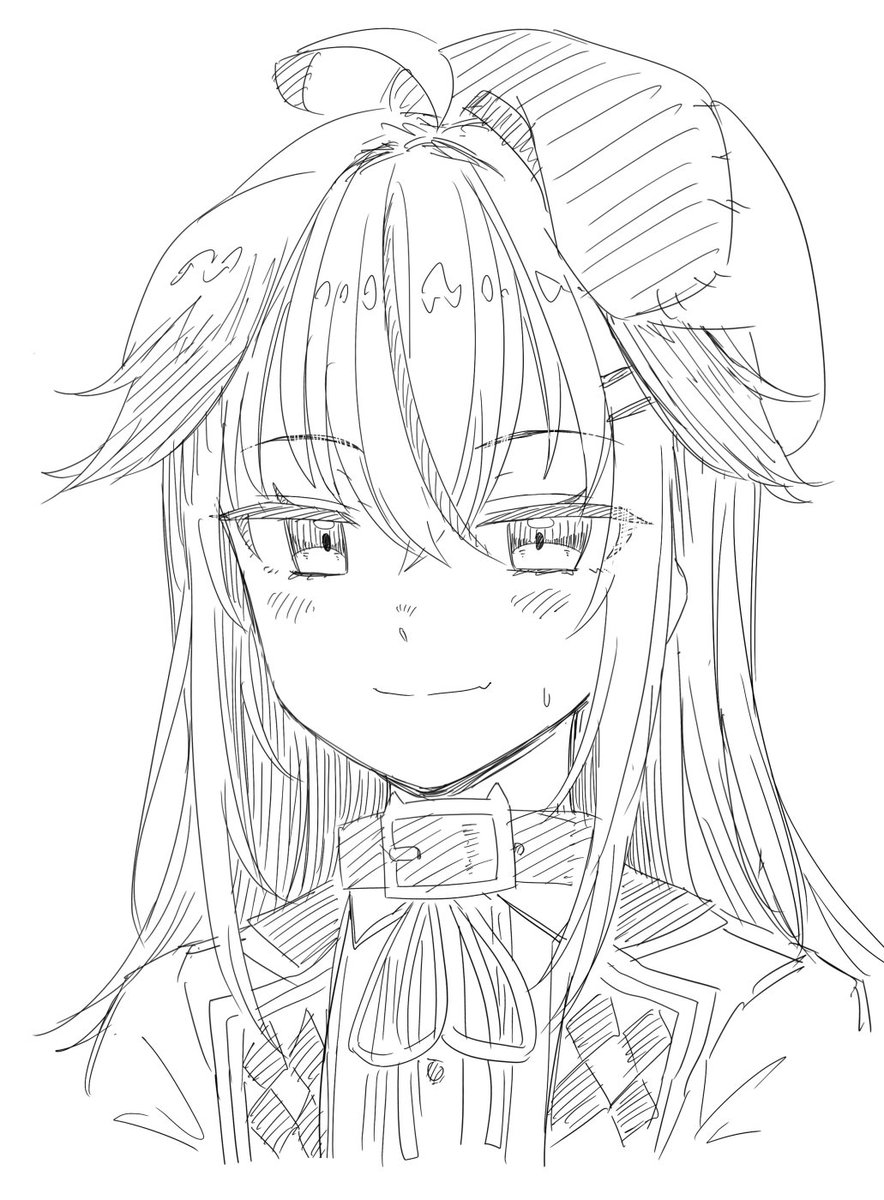 顔を可愛く描けるようになりたいから練習するぞ! 84 