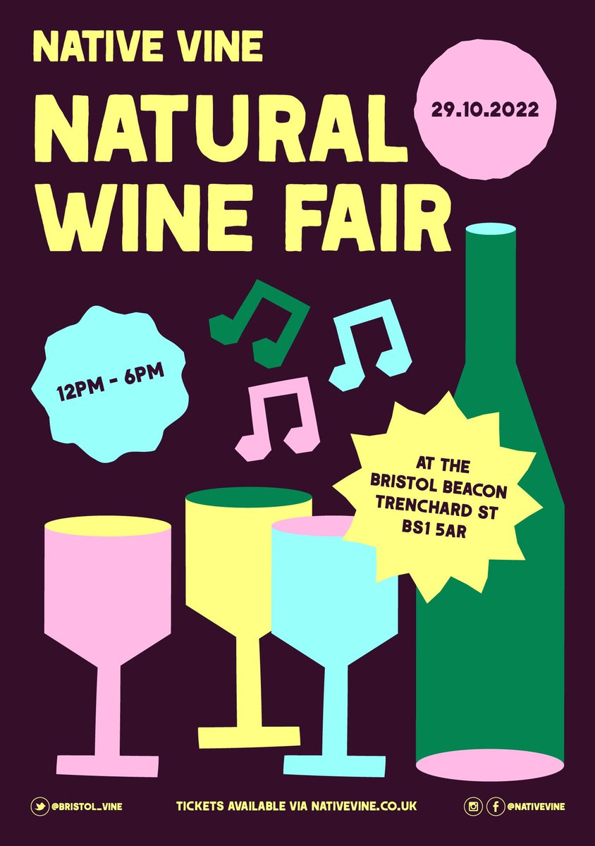 Here's your chance to sample 200+ natural wines, ciders, beers &amp; spirits for only £25! For more info &amp; tickets: yuup.co/experiences/na…
•
#winefair #winetasting #realwine #naturalwine #biodynamicwine #veganwine #organicwine #bristolwine #cider #bristolvegans #bristolfoodie