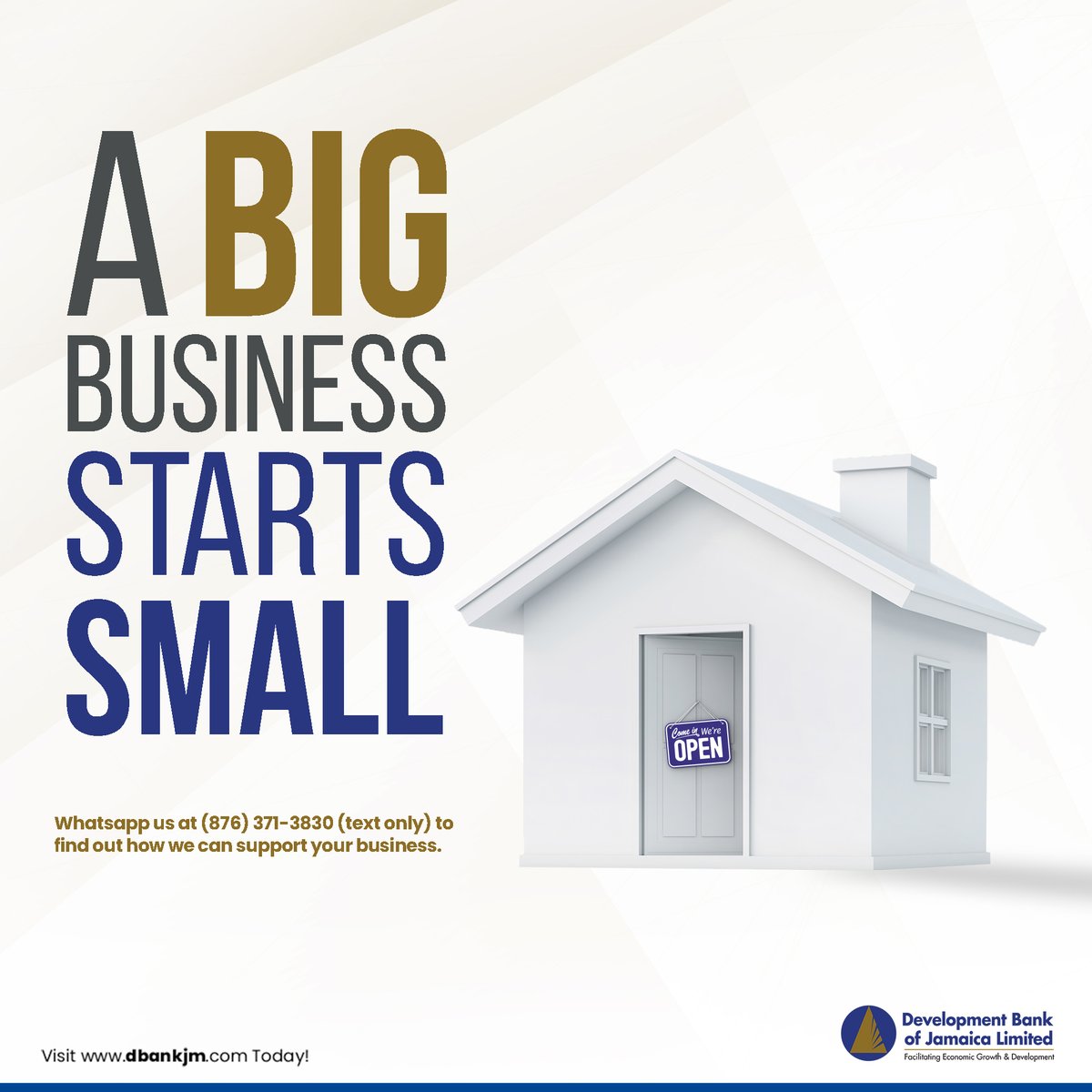 DBJamaica's tweet photo. The DBJ provides opportunities to all Jamaicans to improve their quality of life through development financing and capacity building.
Visit our website at https://t.co/YT1uFuE51t to find out more.
#DBankJa #GrowWithDBJ #DBJLoan #smallbusiness https://t.co/tPoT0hzNjS