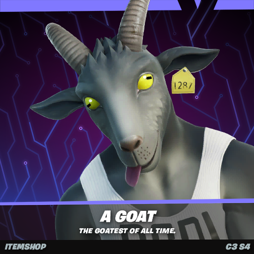 THE GOAT IS NOW IN FORTNITE