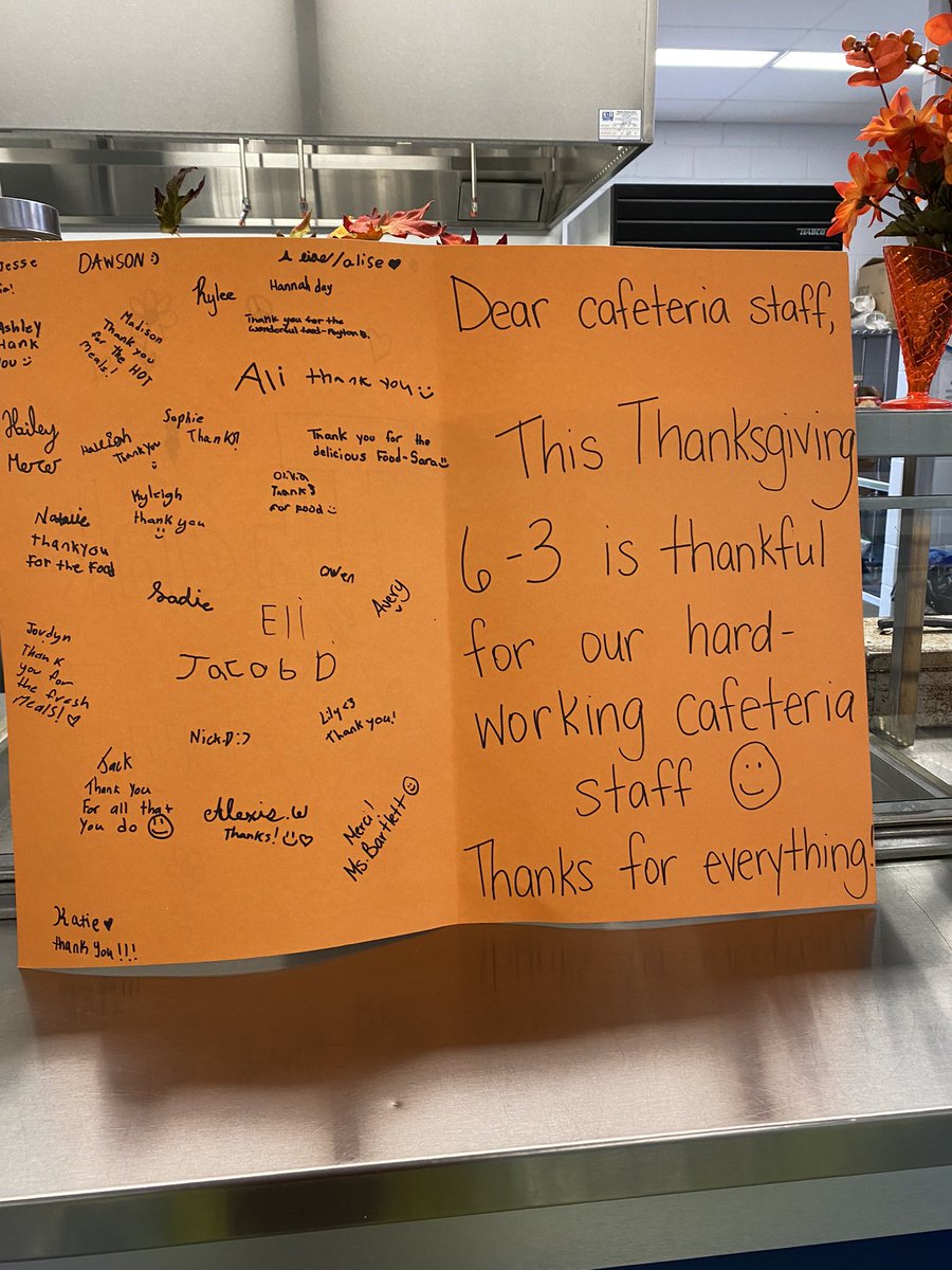 Thank You <a href="/Amalgamated_NL/">Amalgamated Academy</a> and the Grade 6- 3 class, we really appreciate your kind words,              it was really thoughtful#Happythanksgiving <a href="/Breezechef/">Garry Gosse</a>