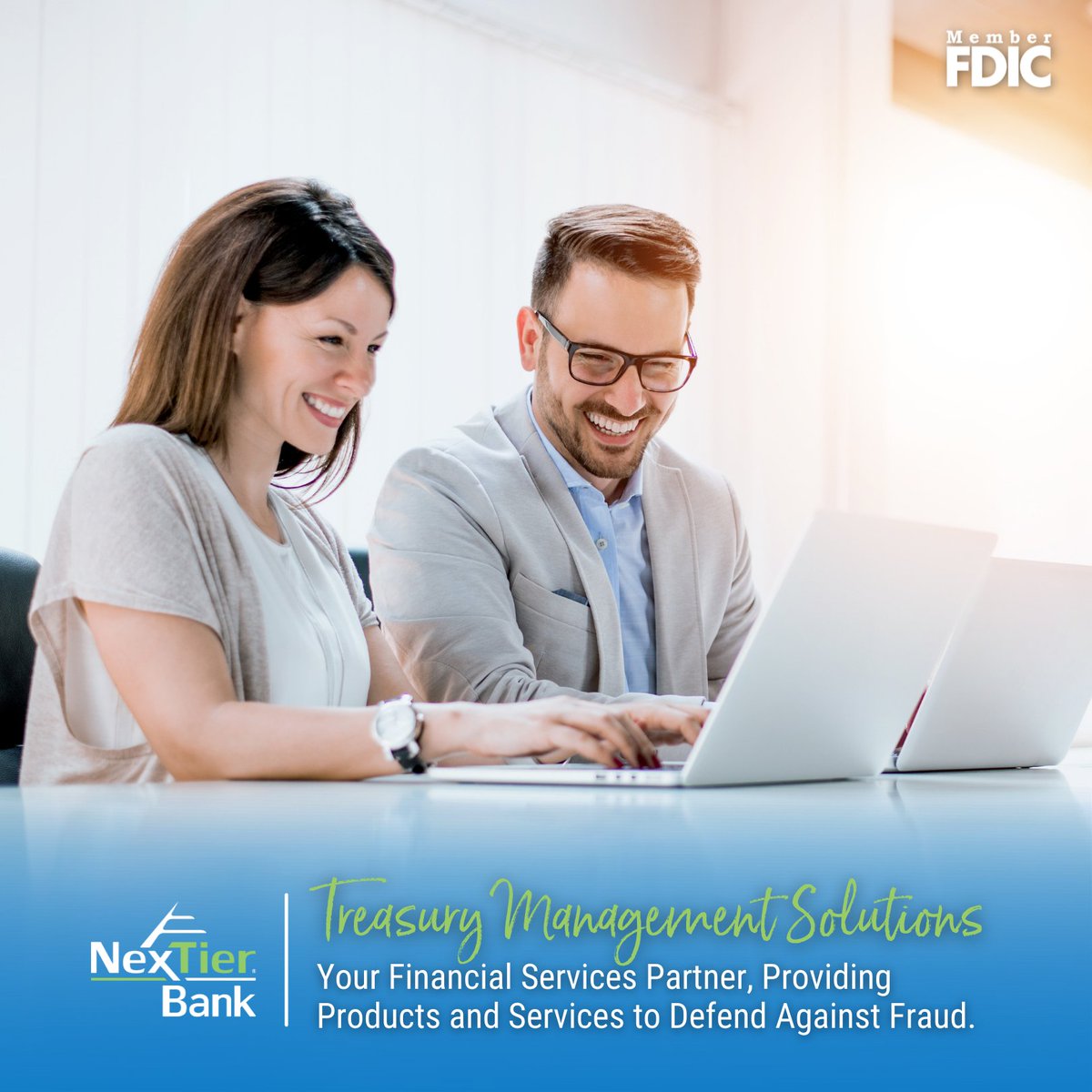 Fraud is on the rise - is your business secure? NexTier Bank offers a unique blend of products and services developed with your business in mind. Speak with a member our team today to review what options might work for your organization. ow.ly/5cEw50KUHVA

#FraudAwareness