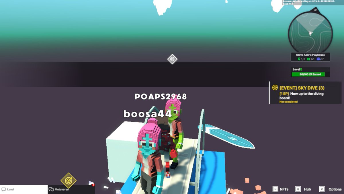 woomannan's tweet photo. @TheSandboxGame @steveaoki I just participated in the #SandboxAlphaS3Giveaway for a chance to win 500 SAND! Found the high diving board in @steveaoki's Playhouse, check out my screenshot below!
👇 https://t.co/9tgHtMCY5J