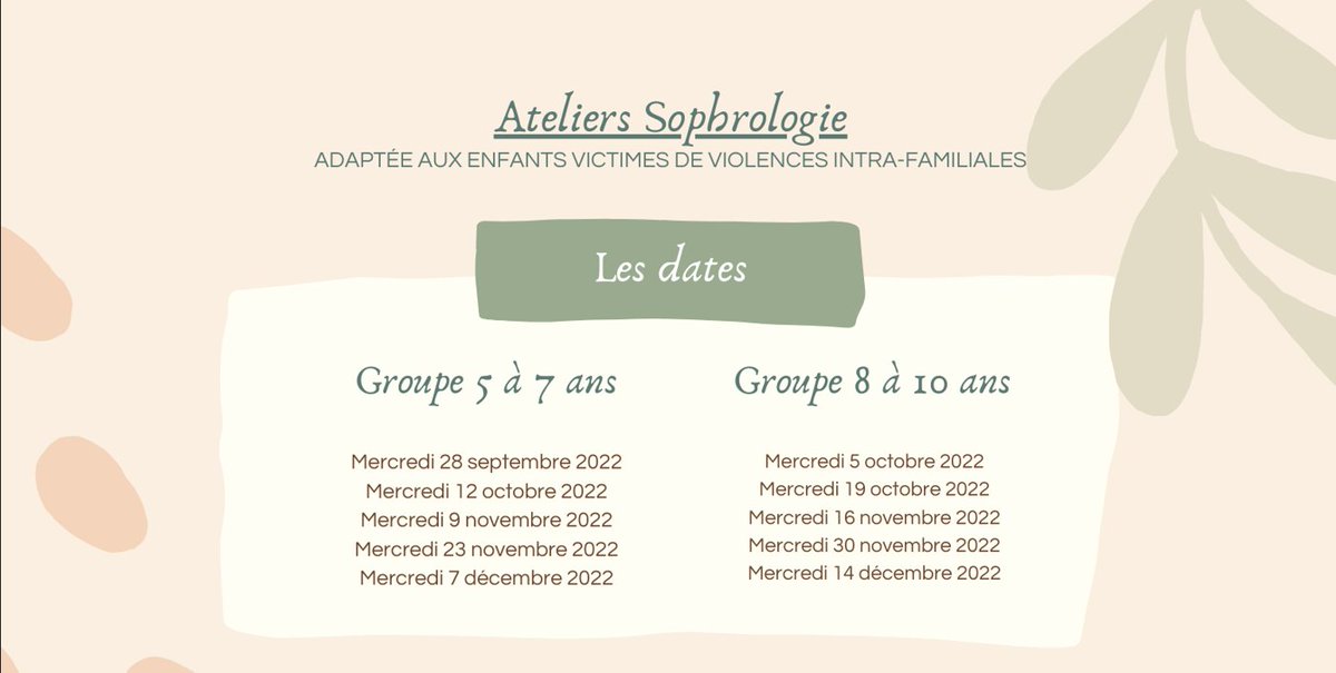 Accueil72's tweet photo. Mise en place d'ateliers de sophrologie le mercredi de 10h à 10h45 adaptés aux enfants victimes de violences intra-familiales
➡️Inscriptions: accueil@solidaritefemmes72.fr // 02.43.78.12.75
➡️Maison Gisèle Halimi
➡️Gratuit pour les enfants
https://t.co/ZT1VVC42nE https://t.co/jcuGYhIR5J