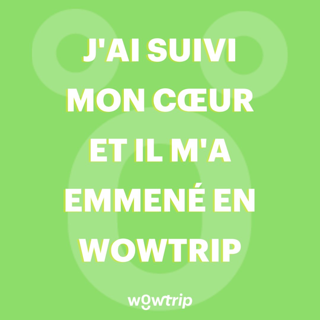 Wowtrip_BE's tweet photo. Qui s'est déjà laissé guider par son cœur et est parti en #voyagesurprise ?  🙋 https://t.co/Hto9k61TcC