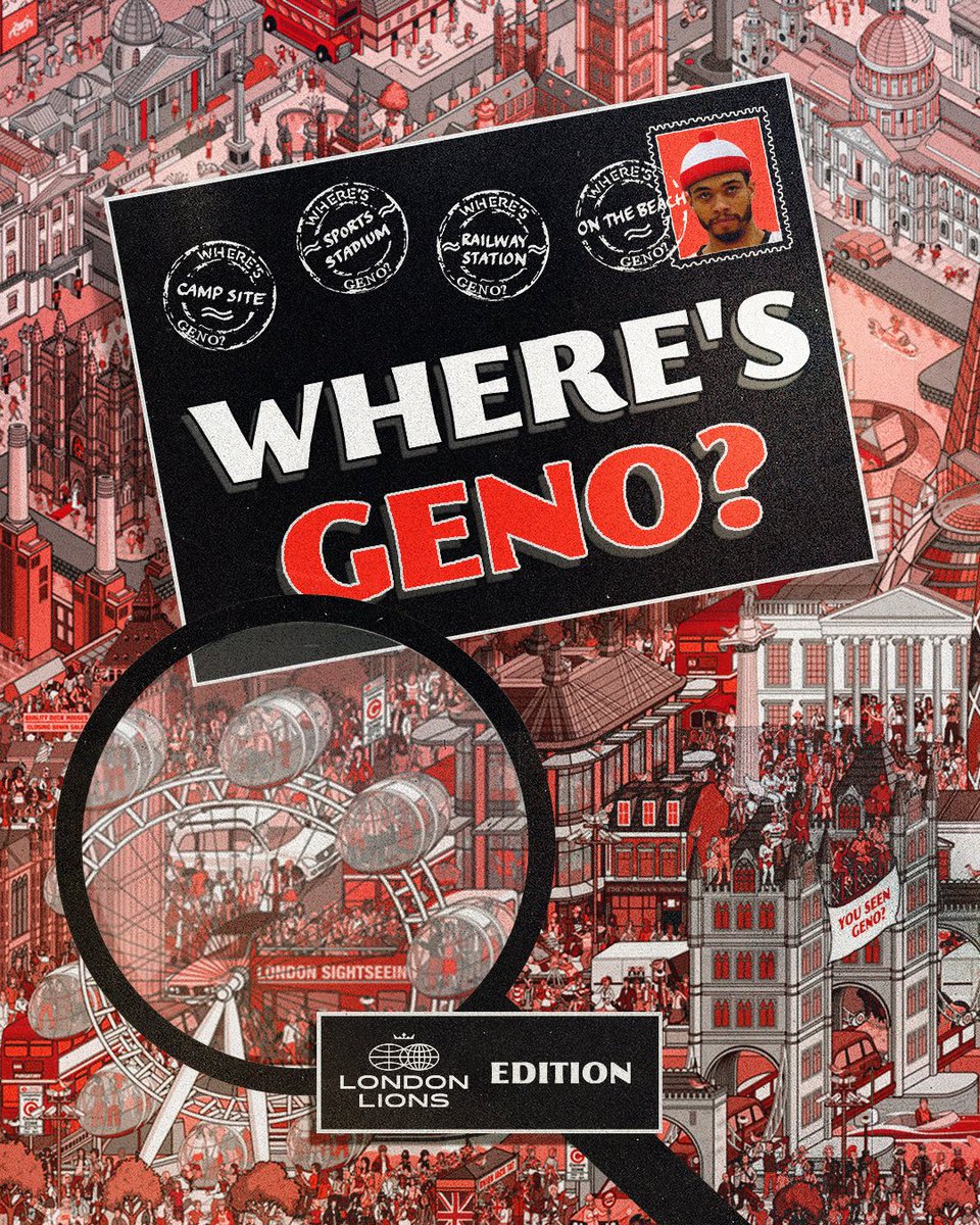 Anyone seen Geno? 🔎👀
Checked with <a href="/RidersBball/">Leicester Riders | Basketball</a>, they haven’t… 😉 
#wearelondon