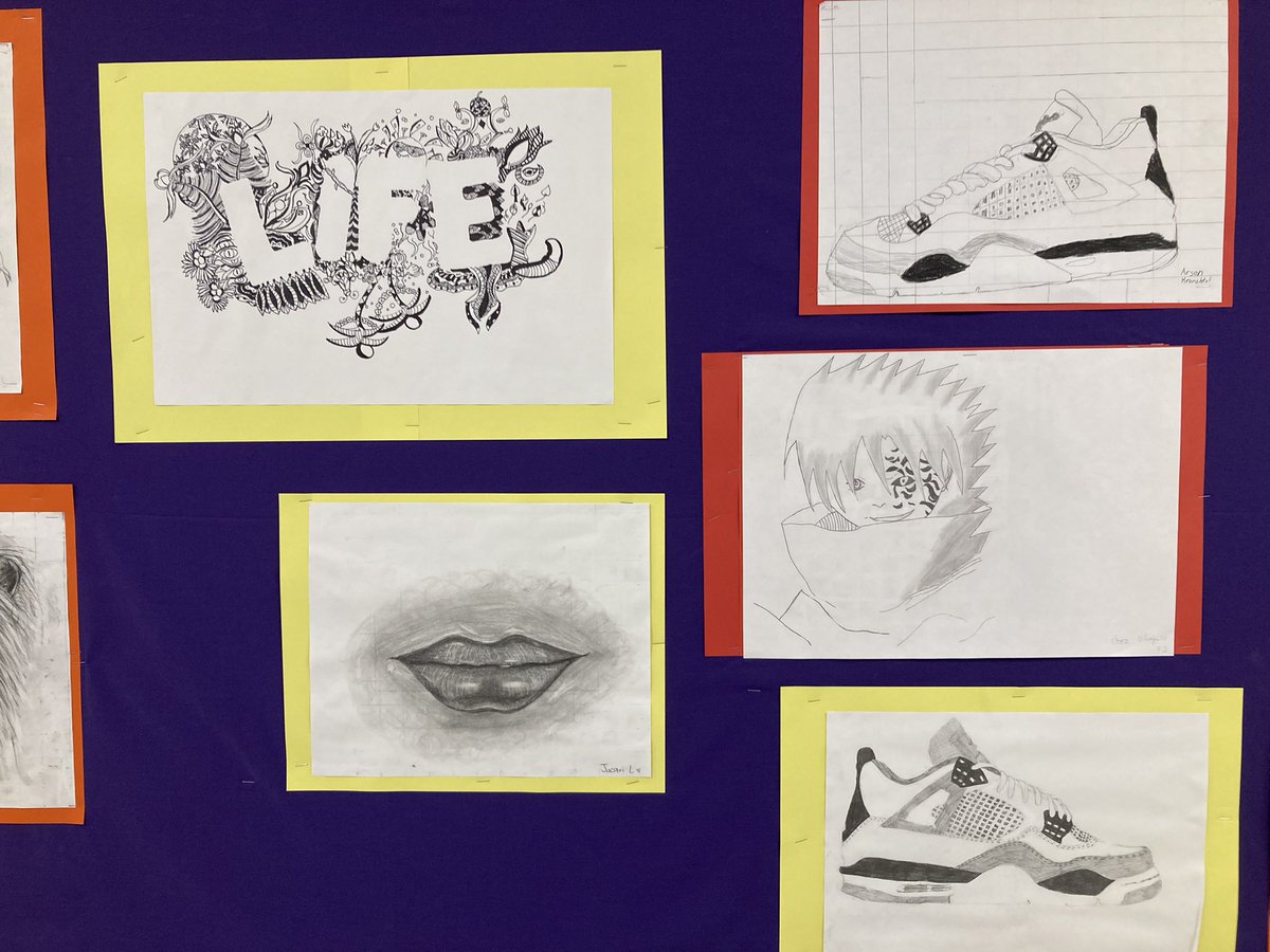 Always makes my heart happy to see student art! #itbebrave #asd4all