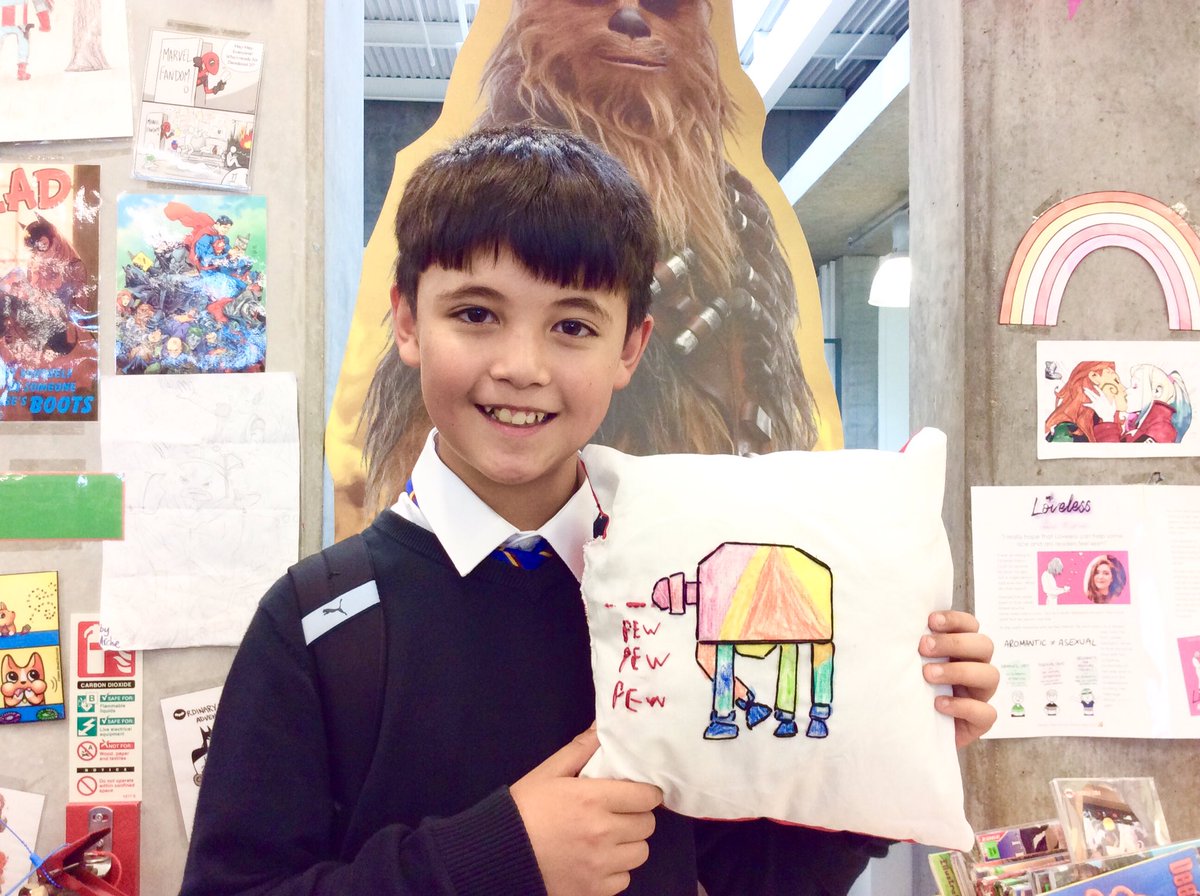 ACHIEVEMENT -

Check out epic S1, Hayden’s, fabulous AT-AT Walker cushion! Created in <a href="/brechinhigh_hft/">Brechin High HFT</a> class, this Star Wars-themed soft furnishing is pew good to not share! 👏🏻

#BrechinHighVslues #StarWars #ThisIsBrechin