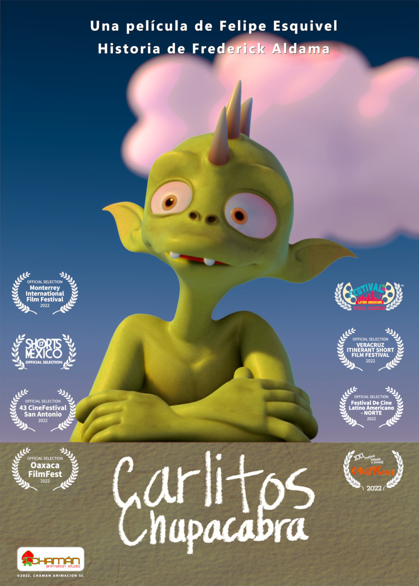 ProfessorLatinx's tweet photo. YIPPEE!!!! Carlitos Chupacabra Wins Honorable Mention at the Festival De Cine Latino Americano!!! @felipeer #latinxpoplabUT #professorlatinx #carlitoschupacabra #chupacabracharlie #festivaldecinelatinoamericano #fdcla
https://t.co/YsGUVUeT93 https://t.co/1E0yNJEGZK