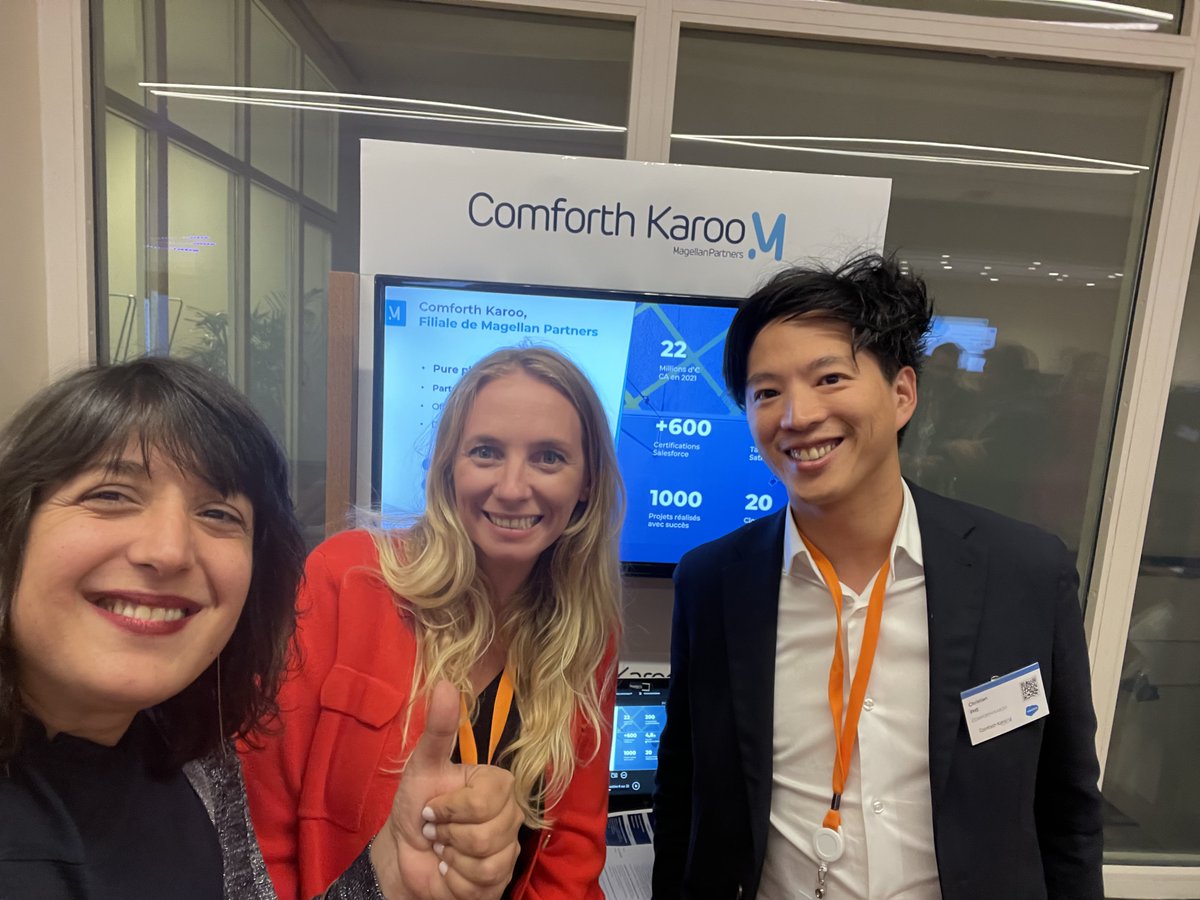 📣[RENCONTRE]📣
Mardi dernier, Sandra Vautageot et Christian PHE participaient à l'évènement "Salesforce &amp; Partners Discovery" 
Merci à @Salesforce pour cette belle initiative, Emilie Sidiqian pour le partage des stratégies et à chaque consultant pour les échanges enrichissants