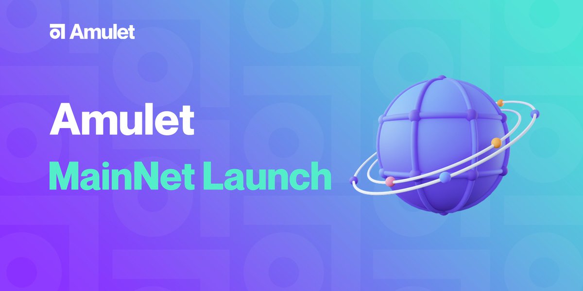 The moment we've all been waiting for 🤟

Our #MainNet is LIVE! 🧿

The last 5 months have been extraordinary and we wouldn't have gotten to this stage without you! 👏

Access our app here: app.amulet.org

Let's do a little 🧵to explain more 👇