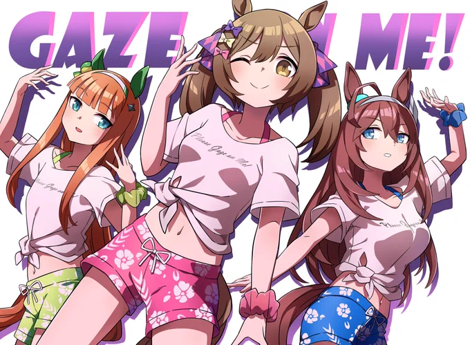 ウマ娘とブルアカ半々らくがき多めでした #今月描いた絵を晒そう 