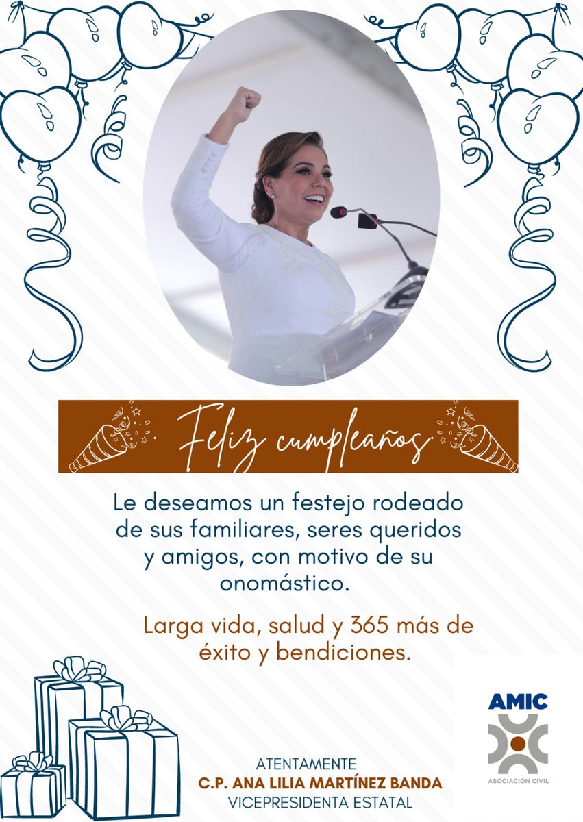 ¡Feliz cumpleaños!@MaraLezama