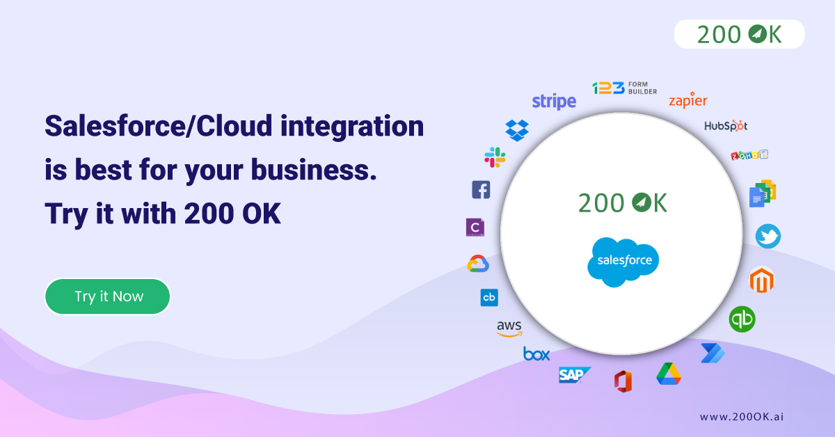 200OKai's tweet image. Are you looking for a market-proven integration connector that not only automates with multiple integration channels but also helps you save time and dollars?

Well, 200OK is the perfect integration platform.

Switch now: bit.ly/3SoRt8U

#integrationconnectors #200OK