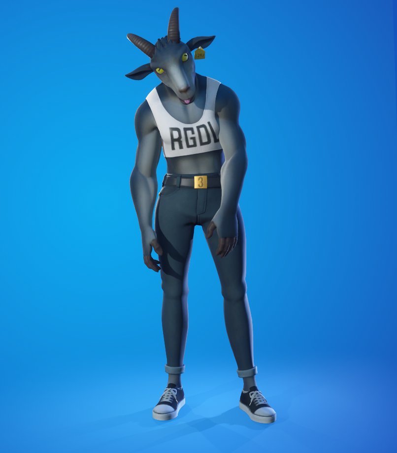 iannzits's tweet image. Fortnite X GOAT Simulator 

Visão do Traje Cabra Bom no vestiário, ele pertence a raridade Série Lendas dos Jogos e é um colaboração com o jogo GOAT Simulator 3 que será lançado em 17 de novembro.

📷: @FNBRintel #Fortnite