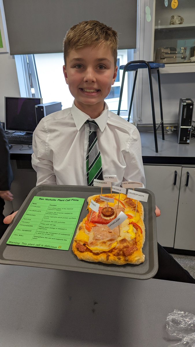 KeatmanMrs's tweet photo. 7LM combined cell model homework making with what they've learnt in cooking. Very happy, and full, students leaving school today. @LuttHigh https://t.co/LBbNagGGyE