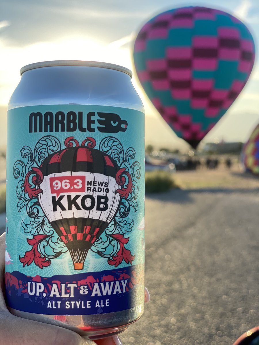 MarbleBrewery's tweet photo. ✨NEW ON TAP✨
Up, Alt & Away• This German inspired Amber Ale balances bready malt with Centennial hops for a lofty celebration of 100 years of KKOB.
ABV: 5.0%
@kkob will be broadcasting live today at #MBWEST from 2-6pm. Swing by, say hi and try our new brew!
#marblebrewery https://t.co/oC71mfDatH
