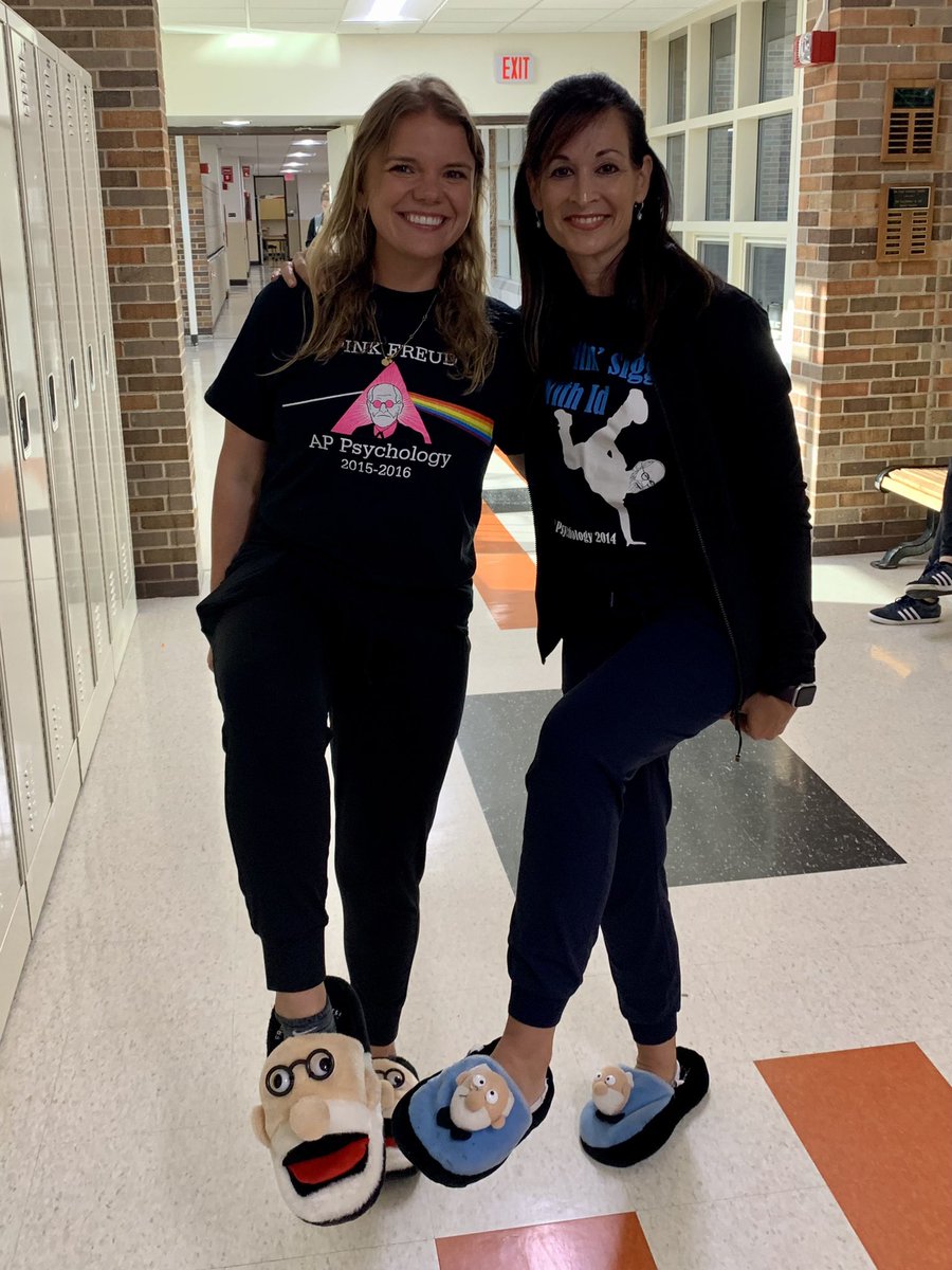 Only one way to celebrate PJ day #FreudianSlippers