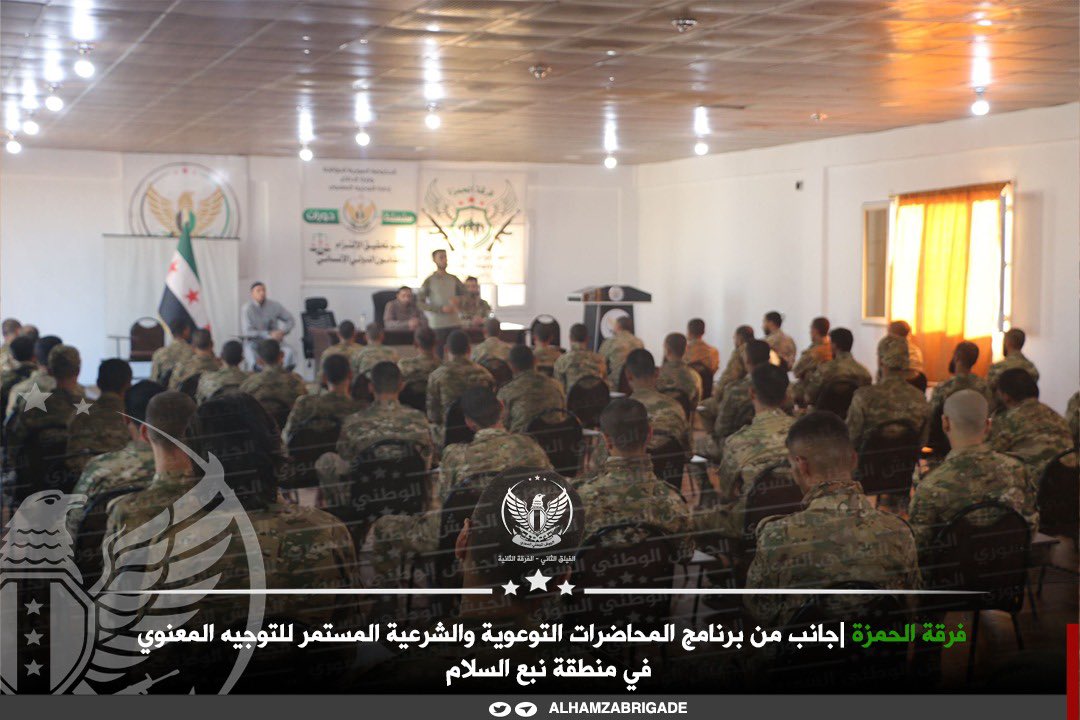 alhamza_brigade's tweet photo. #الجيش_الوطني_السوري 
#الفيلق_الثاني_الفرقة_الثانية 
 #فرقة_الحمزة_قوات_خاصة
جانب من برنامج المحاضرات التوعوية والشرعية المستمر للتوجيه المعنوي
 في منطقة نبع السلام https://t.co/5tz8GtdS42