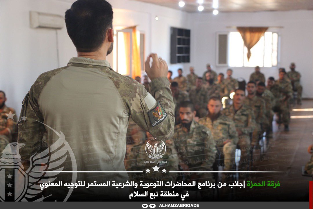 alhamza_brigade's tweet photo. #الجيش_الوطني_السوري 
#الفيلق_الثاني_الفرقة_الثانية 
 #فرقة_الحمزة_قوات_خاصة
جانب من برنامج المحاضرات التوعوية والشرعية المستمر للتوجيه المعنوي
 في منطقة نبع السلام https://t.co/5tz8GtdS42