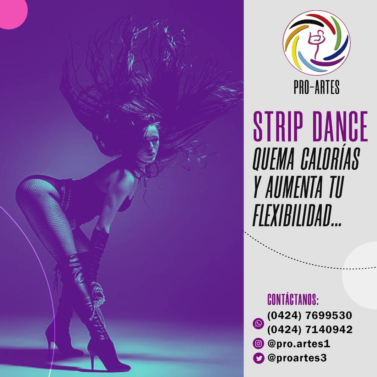 ProArtes3's tweet image. #Ejido #Mérida #Venezuela #Artes #Baile #Música #Aprende #Cultura 

Contactos 📲

(0424) 7699530
(0424) 7140942