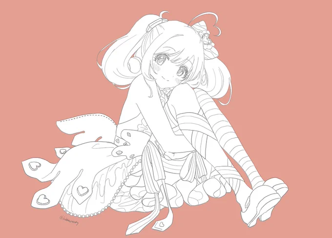  #佐藤心 #モバマス版深夜の真剣お絵かき60分1本勝負 
