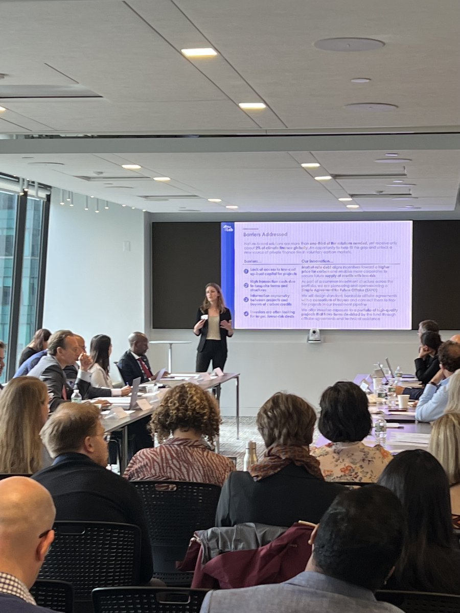 CrossBoundary's tweet photo. After a 6-month acceleration program, CrossBoundary Head of Natural Capital @kate_wharton_ presented The Fund for Nature 🌱 to @climfinlab’s member institutions last week at the margins of NYC #ClimateWeek

We are thrilled to announce the fund is now endorsed! More ⤵️ https://t.co/2dW6gNNSSE
