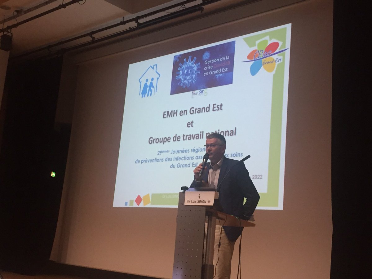 MarieArbo4's tweet photo. #JRPIAS Nancy #EMH en @regiongrandest et groupe de travail national présenté par @loicsimon54 @LaSF2H @je_ppri @antibioest @ars_grand_est Merci pour l’AAC en 2021 👍 https://t.co/jwTcRaT6X0