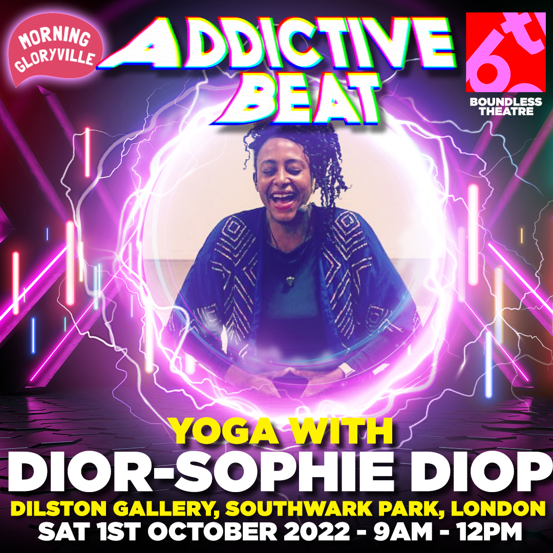 This Saturday!!  ADDICTIVE BEAT - 9-12 in association with <a href="/boundlessabound/">Boundless Theatre</a> at Dilston Galleries <a href="/SPark_Galleries/">Southwark Park Galleries</a>! THREE HOURS of raving fun &amp; goodness! It's going to pop off, so grab a ticket &amp; come join us!

Tix/Info:
eventbrite.co.uk/e/morning-glor…