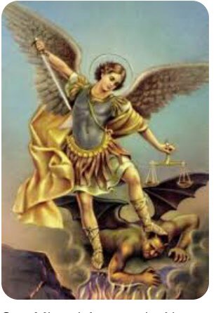 smithnova's tweet photo. Para los cristianos, es el protector de la Iglesia y considerado abogado del pueblo elegido de Dios. La Iglesia católica lo considera como patrono y protector de la Iglesia universal. Mientras para los Testigos de Jehová, es Jesús encargado como  un ángel https://t.co/lQuDhPQqVD