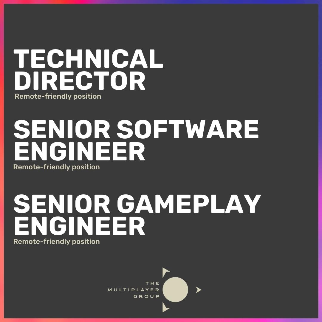multiplayerdev's tweet photo. Looking for a company where you can work on #AAA projects, with really lovely people, from the comfort of your own home? Check out our #careers page to find out more! https://t.co/tBhuEnDUsE #wearemultiplayer #hiring #gamedev #engineersย #technicaldirectors https://t.co/FeBDQZbjdd