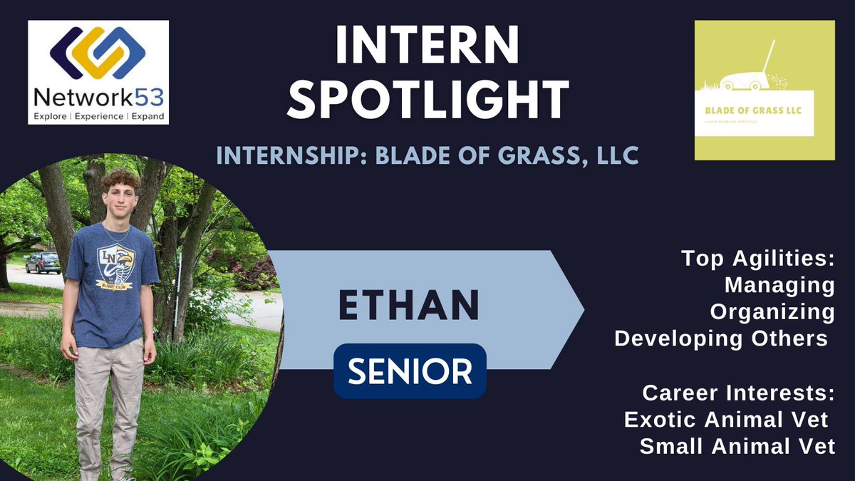 LNEagles_CarNav's tweet photo. Today's #InternSpotlights feature Shalyn, who is exploring #sportsJournalism with @AlyTrostMartin while Ethan is learning about #Entrepreneurship
Big thanks to @SportingKC and our #localBusiness for their partnership with #Network53!
@LPStheadvance #plus1 @DeBruceFoun https://t.co/xpgCmkAvaZ