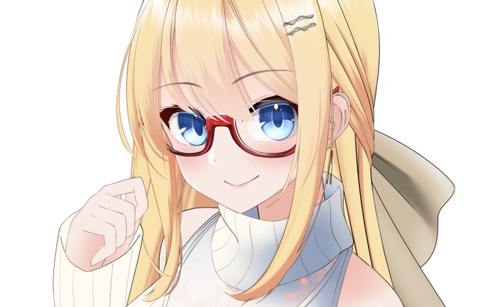 細かい髪の毛と描き忘れてたネックレスを描き足して完成かな 