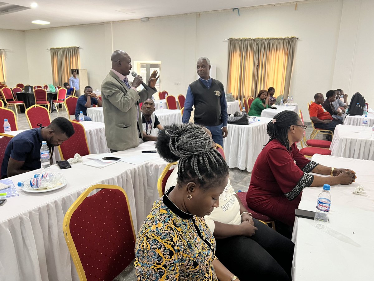 ondo_team's tweet photo. The DSNOs took turns to share what they have learnt during the course of the meeting.
@WHONigeria @WMulombo @CWarigon @proactiveswz @abidoyed @saweee131 @osphcdb https://t.co/nljgg18hMU