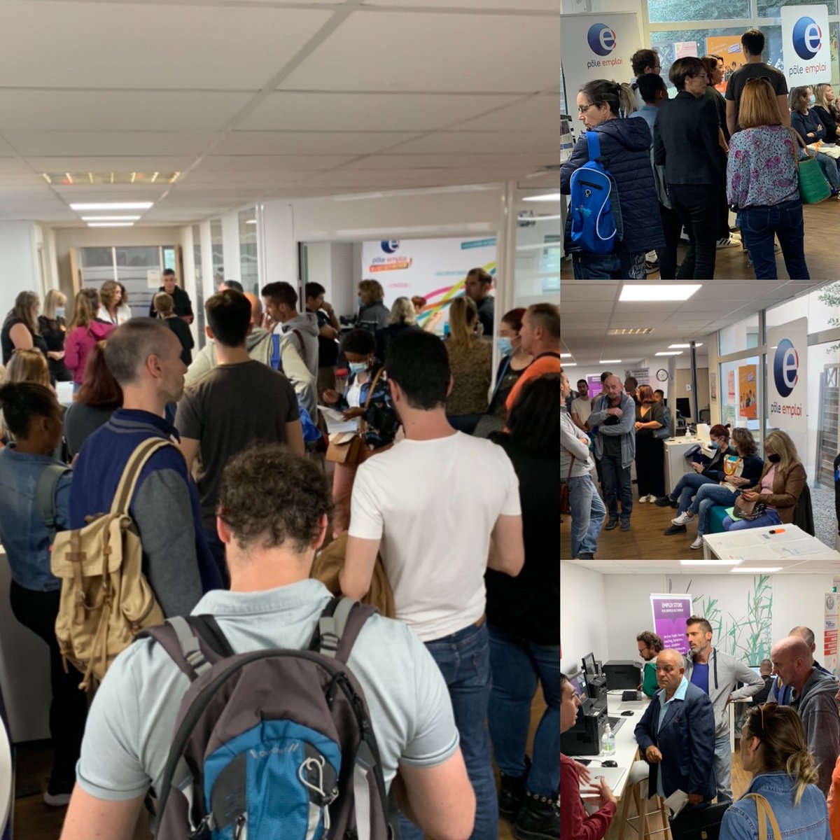christophe_pe's tweet photo. #argelessurmer #succes #restart l’agence #poleemploi a fait l événement: +100 demandeurs d’emploi sont venus cet après-midi voir nos partenaires et nos agents pour leur projet de création d’entreprise, une organisation parfaite et des demandeurs satisfaits de ses rencontres. #tom https://t.co/c5DtpcDrSW