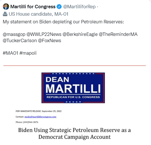 RWwatchMA's tweet photo. Lower costs and inflation, but don't do it using reserves and the energy market.
MAGA Republicans care more about their own political prospects that their constituents cost of living.
@massgop @WWLP22News @BerkshireEagle @TheReminderMA @TuckerCarlson @FoxNews #MA01 #mapoli https://t.co/DCzIFQv77t